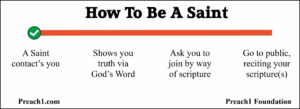 How to be a Saint